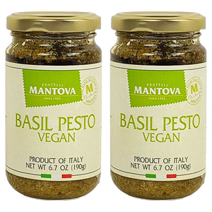 만토바 바질 페스토 비건 소스, 190g, 2개