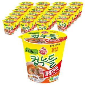오뚜기 컵누들 매콤한맛 37.8g, 24개