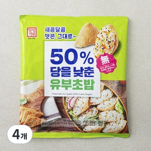 한성기업 50% 당을 낮춘 유부초밥, 320g, 4개