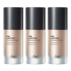 fmgt 잉크래스팅 파운데이션 슬림핏 이엑스 30ml, V201 애프리콧베이지, 3개