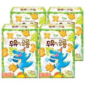 청우식품 우유먹은 공룡, 60g, 4개