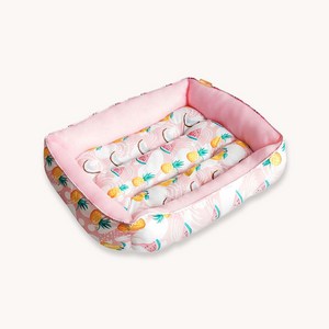 리스펫 반려동물 아이스 쿨방석, 핑크, S(50 x 40 ..., 1개