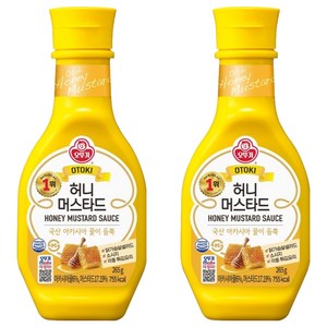 오뚜기 허니머스타드, 265g, 2개