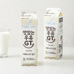 남양유업 맛있는우유GT 카페마스터S 밀크, 1L, 2개