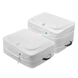 브랜든 2세대 부피순삭 의류 이불 다용도 대형 압축 파우치 2매세트