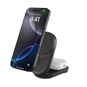 벨킨 울트라차지 2in1 Qi2 25W 폴더블 마그네틱 무선 초고속 충전기 WIZ039kr