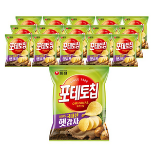 포테토칩 오리지널, 110g, 16개