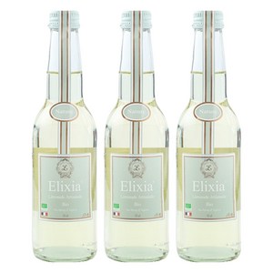 엘릭시아 유기농 레몬 탄산음료, 330ml, 3개