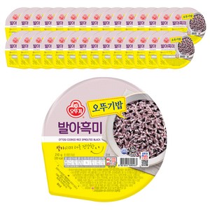 오뚜기 발아흑미 즉석잡곡밥, 210g, 48개