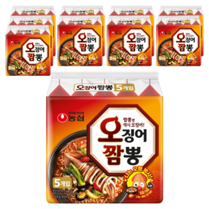 오징어짬뽕 124g, 50개, (1팩)