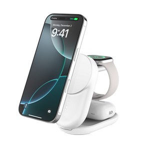 벨킨 울트라차지 3in1 Qi2 25W 폴더블 마그네틱 무선 초고속 충전기 WIZ037kr