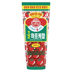 오뚜기 1/2 하프 케첩, 280g, 1개