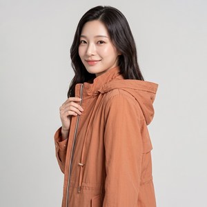 크로커다일 레이디 허리 스트로우 나일론 사파리 점퍼 CLDMJP201