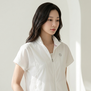 크로커다일 레이디 나일론 스판 매쉬 반팔 베스트 CLDMVT203