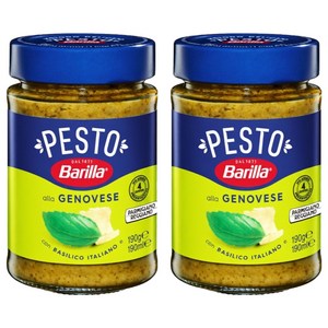 바릴라 바질 페스토 소스, 190g, 2개
