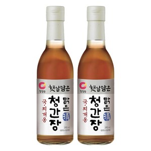 햇살담은 맑은 청간장 국찌개용, 2개, 390ml