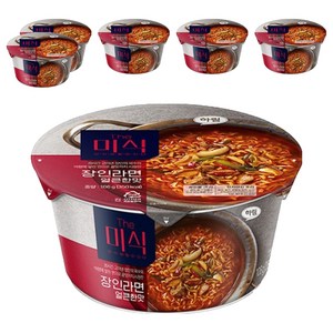 더미식 장인라면 얼큰한맛 컵 106g, 6개