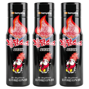 불닭 소스 오리지널, 200g, 3개