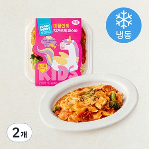 푸디버디 띠용한끼 치킨 로제 파스타 (냉동), 230g, 2개