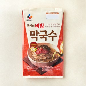 CJ제일제당 시원한 동치미 비빔 막국수, 484.4g, 1개