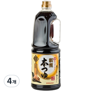 혼쯔유 소스, 1.8L, 4개