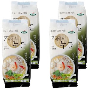 MORN 라이스 누들 1mm 물국수용, 250g, 4개