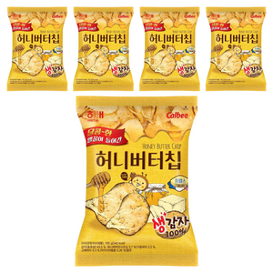 해태제과 허니버터칩, 100g, 5개