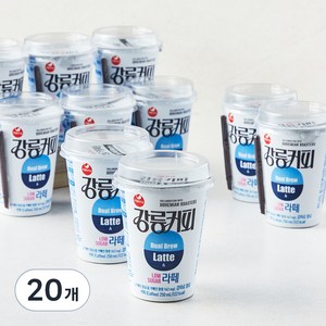 강릉커피 듀얼브루 Low Sugar 라떼, 250ml, 20개