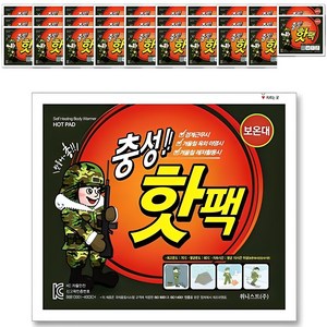 충성 포켓용 핫팩 대형 160g, 60개
