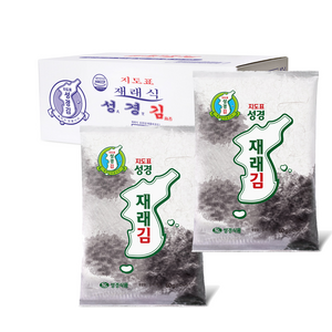 성경식품 지도표 성경 재래김, 60g, 20개