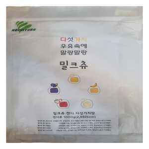 밀크츄 캔디 다섯가지맛, 1kg, 1개