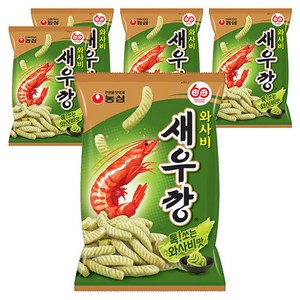 새우깡 와사비, 70g, 5개