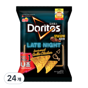 도리토스 양념갈비치킨맛, 172g, 24개
