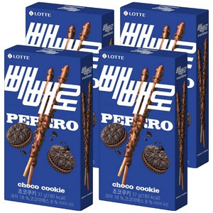 빼빼로 초코쿠키, 37g, 4개