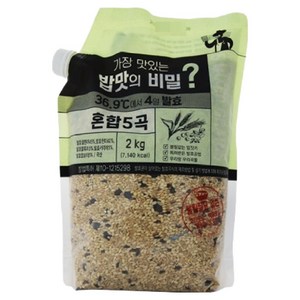 가장 맛있는 밥맛의 비밀 4일 발효 혼합 5곡, 2kg, 1개