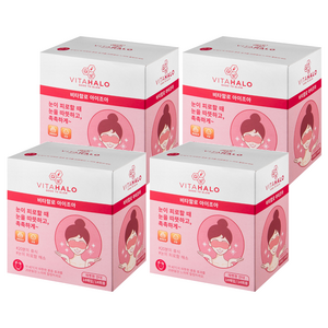 비타할로 아이조아 국내산 온열 안대 눈 찜질팩 스팀 아이마스크 무향, 14매입, 4개