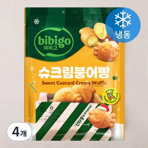 비비고 슈크림 붕어빵 (냉동), 300g, 4개