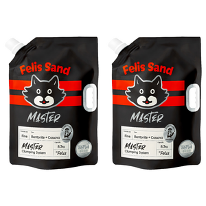 닥터펠리스 응고형 마스터 고양이 모래, 8.3kg, 무향, 2개