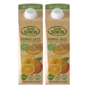 돈시몬 착즙 오렌지 주스, 1L, 2개