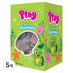 알도르플레이 시 애니멀 젤리 100개입, 700g, 5개