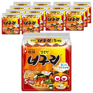 너구리 얼큰한 맛 120g, 75개