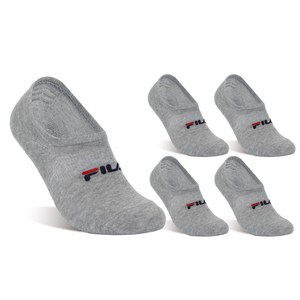 휠라 시그니처 페이크 삭스 5켤레, S, 그레이, 1세트