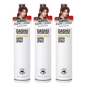 다슈 포 맨 프리미엄 메가 홀드 슈퍼 스프레이, 250ml, 3개