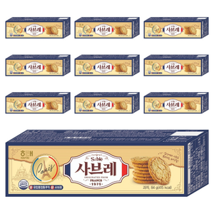 해태제과 사브레 과자, 84g, 10개