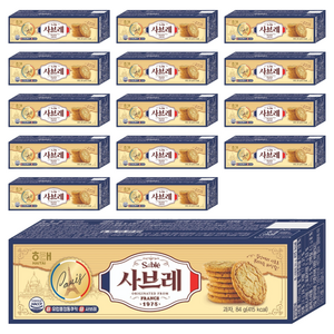 해태제과 사브레 과자, 84g, 15개