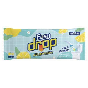 이지드롭 일회용 변기크리너 리필 대용량, 80g, 1팩