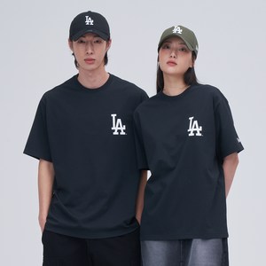 뉴에라 남녀공용 MLB 베이직 로고 LA 다저스 반팔 티셔츠 14721307