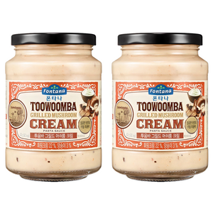 폰타나 투움바 그릴드 머쉬룸 크림 파스타소스, 430g, 2개