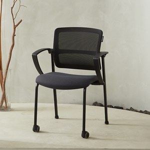 사이즈오브 몰입 사무/학생용 메시백 F메쉬 의자, 블랙, 590 x 520 x 855 mm