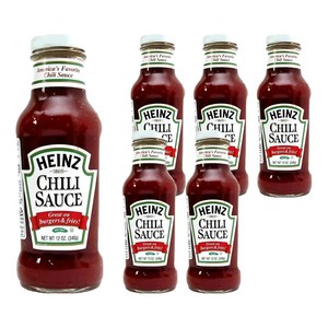 하인즈 칠리맛 소스, 340g, 6개